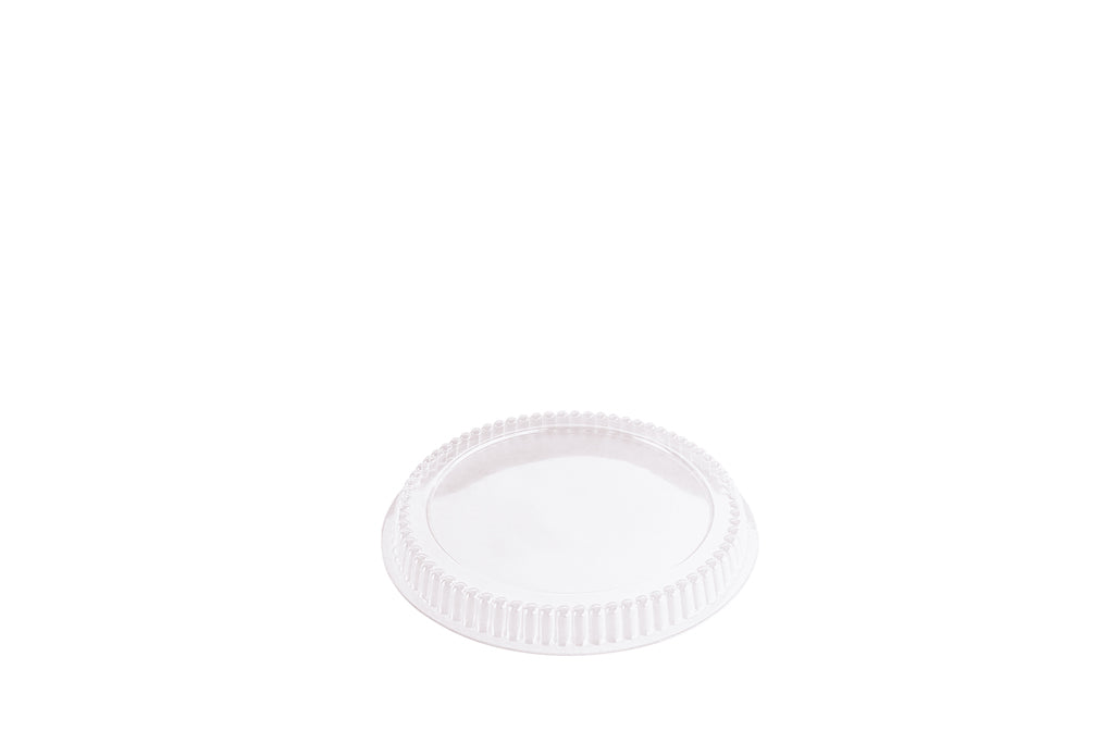 Deckel, PVC-Deckel für Alu-Menüschale, transparent, Ø204 mm, Höhe 20mm, Typ C807L